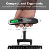imageBAGAIL Digital Luggage Scale 110lbs Hanging Baggage Scale with Backlit LCD Display Portable Suitcase Weighing Scale Travel Luggage Weight Scale with Hook Strong Straps for TravelersBlackSilver
