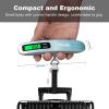 imageBAGAIL Digital Luggage Scale 110lbs Hanging Baggage Scale with Backlit LCD Display Portable Suitcase Weighing Scale Travel Luggage Weight Scale with Hook Strong Straps for TravelersBlue