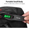 imageBAGAIL Digital Luggage Scale 110lbs Hanging Baggage Scale with Backlit LCD Display Portable Suitcase Weighing Scale Travel Luggage Weight Scale with Hook Strong Straps for TravelersBlackSilver
