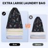 imageBAGAIL 8 Set9 Set Packing Cubes Luggage Packing Organizer for Travel Suitcase Packing Bags for Travel AccessoriesBlack Flamingo