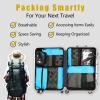 imageBAGAIL 8 Set9 Set Packing Cubes Luggage Packing Organizer for Travel Suitcase Packing Bags for Travel AccessoriesBlue