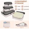 imageBAGAIL 8 Set9 Set Packing Cubes Luggage Packing Organizer for Travel Suitcase Packing Bags for Travel AccessoriesCream