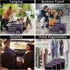 imageBAGAIL 8 Set9 Set Packing Cubes Luggage Packing Organizer for Travel Suitcase Packing Bags for Travel AccessoriesDark Grey