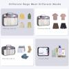 imageBAGAIL 8 Set9 Set Packing Cubes Luggage Packing Organizer for Travel Suitcase Packing Bags for Travel AccessoriesFlamingo