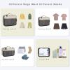 imageBAGAIL 8 Set9 Set Packing Cubes Luggage Packing Organizer for Travel Suitcase Packing Bags for Travel AccessoriesGreen Flower