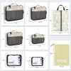 imageBAGAIL 8 Set9 Set Packing Cubes Luggage Packing Organizer for Travel Suitcase Packing Bags for Travel AccessoriesGreen Flower
