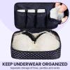 imageBAGAIL 8 Set9 Set Packing Cubes Luggage Packing Organizer for Travel Suitcase Packing Bags for Travel AccessoriesIndigo Dot