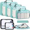 imageBAGAIL 8 Set9 Set Packing Cubes Luggage Packing Organizer for Travel Suitcase Packing Bags for Travel AccessoriesLeaf