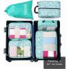 imageBAGAIL 8 Set9 Set Packing Cubes Luggage Packing Organizer for Travel Suitcase Packing Bags for Travel AccessoriesLeaf