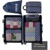 imageBAGAIL 8 Set9 Set Packing Cubes Luggage Packing Organizer for Travel Suitcase Packing Bags for Travel AccessoriesNavy Dot