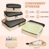 imageBAGAIL 8 Set9 Set Packing Cubes Luggage Packing Organizer for Travel Suitcase Packing Bags for Travel AccessoriesSunset Yellow
