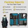 imageBAGAIL 8 Set9 Set Packing Cubes Luggage Packing Organizer for Travel Suitcase Packing Bags for Travel AccessoriesTeal
