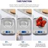 imageBAGAIL BASICS Electronic Kitchen Scale Premium Large Display Backing Scale Wet and Dry Food Weighing Scale with Stainless Steel Mixing Bowl  5kgSilver