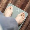imageBAGAIL Bathroom Scale Digital Weighing Scale with High Precision Sensors and Tempered Glass Ultra Slim Stepon Technology ShineThrough Display  15Yr Guarantee BlackGrey Bathroom Scale
