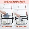 imageBAGAIL Clear Bag Stadium Approved Crossbody Shoulder Messenger Clear Purse with Adjustable Strap01ethnic Arrow