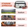 imageBAGAIL Clear Bag Stadium Approved Crossbody Shoulder Messenger Clear Purse with Adjustable Strap01ethnic Arrow