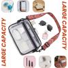 imageBAGAIL Clear Bag Stadium Approved Crossbody Shoulder Messenger Clear Purse with Adjustable Strap01ethnic Arrow