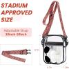imageBAGAIL Clear Bag Stadium Approved Crossbody Shoulder Messenger Clear Purse with Adjustable Strap02ethnic Arrow