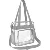 imageBAGAIL Clear Bag Stadium Approved Tote Bag with Front Pocket and Adjustable Shoulder Strap