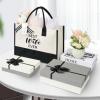 imageBAGAIL Initial Canvas Tote Bag Personalized Birthday Gifts for Women Beach Bag for Teacher Friends Mom WeddingBest Wife Ever