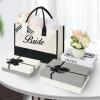 imageBAGAIL Initial Canvas Tote Bag Personalized Birthday Gifts for Women Beach Bag for Teacher Friends Mom WeddingBride