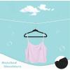imageBAGAIL Kids Velvet Hangers 11 Inches Childrens Clothes Hangers NonSlip Baby Hangers for InfantToddler Ivory50packBlackRose Gold