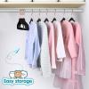 imageBAGAIL Kids Velvet Hangers 11 Inches Childrens Clothes Hangers NonSlip Baby Hangers for InfantToddler Ivory50packBlackRose Gold