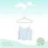 imageBAGAIL Kids Velvet Hangers 11 Inches Childrens Clothes Hangers NonSlip Baby Hangers for InfantToddler Ivory50packLimecream