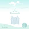 imageBAGAIL Kids Velvet Hangers 11 Inches Childrens Clothes Hangers NonSlip Baby Hangers for InfantToddler Ivory50packMint