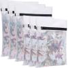 imageBAGAIL Laundry Bags Mesh Wash Bag for Intimates Lingerie and Delicates 5Pcs 1XL2L2MA White