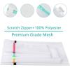 imageBAGAIL Laundry Bags Mesh Wash Bag for Intimates Lingerie and Delicates 5Pcs 1XL2L2MA White