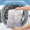 imageBAGAIL Laundry Bags Mesh Wash Bag for Intimates Lingerie and Delicates 5Pcs 1XL2L2MA White