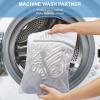 imageBAGAIL Laundry Bags Mesh Wash Bag for Intimates Lingerie and Delicates 5Pcs 1XL2L2MA White