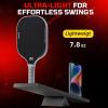 imageBAGAIL Pickleball Paddles USAPA Approved Fiberglass Surface Pickleball Set Lightweight Pickle Ball Rackets with 4 Balls 1 Bag Designed in California for Traction and StabilityGray