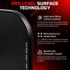imageBAGAIL Pickleball Paddles USAPA Approved Fiberglass Surface Pickleball Set Lightweight Pickle Ball Rackets with 4 Balls 1 Bag Designed in California for Traction and StabilityBlack