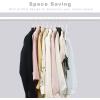 imageBAGAIL Velvet HangersWhiteRose Gold Non Slip 360 Degree Swivel Hook Strong and Durable Clothes Hangers for Coats Suit Shirt Dress Pants ampamp Dress ClothesWhiteRose Gold 30 Pack