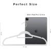 imageBAGAIL Velvet HangersWhiteRose Gold Non Slip 360 Degree Swivel Hook Strong and Durable Clothes Hangers for Coats Suit Shirt Dress Pants ampamp Dress ClothesWhiteRose Gold 30 Pack