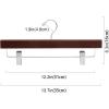 imageBAGAIL Wooden Pants Hangers with Adjustable Clips 360Swivel Hook Space Saving Skirt Holders with AntiRust Clips for Trousers Jeans Shorts 10Pack NaturalWalnut
