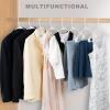 imageWhite Standard Plastic Hangers Ideal for Everyday Home Use Lightweight Space Saving Laundry HangersHeavy Duty Clothes Hanger for DressPantsCoats Etc20 Pack
