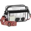 imageBAGAIL Clear Bag Stadium Approved Crossbody Shoulder Messenger Clear Purse with Adjustable Strap01ethnic Arrow