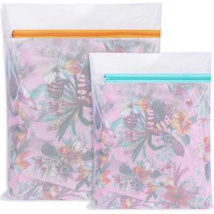 imageBAGAIL Laundry Bags Mesh Wash Bag for Intimates Lingerie and Delicates 5Pcs 1XL2L2MA White