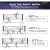 imageBAGAIL Badminton Net Height Adjustable Kids Volleyball Net Foldable Nylon Net 10 ft14ft17ft Wide Tennis Net Small Pickleball Net for Backyard Game and Indoor Outdoor Use Easy Setup10ft