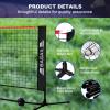 imageBAGAIL Badminton Net Height Adjustable Kids Volleyball Net Foldable Nylon Net 10 ft14ft17ft Wide Tennis Net Small Pickleball Net for Backyard Game and Indoor Outdoor Use Easy Setup10ft