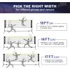imageBAGAIL Badminton Net Height Adjustable Kids Volleyball Net Foldable Nylon Net 10 ft14ft17ft Wide Tennis Net Small Pickleball Net for Backyard Game and Indoor Outdoor Use Easy Setup10ft