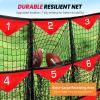 imageBAGAIL Football Throwing Net 9 Target Pockets Football Net QB Accuracy Trainer Fun Practice Net for Football with Carry Bag