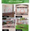 imageBAGAIL Golf Net 10 x 7 ft Heavy Duty Golf Practice Net and TriTurf Mat Portable Golf Net with Carry Bag Golf Training Aid Hitting Driving Chipping Nets for Backyard Outdoor Indoor  G9 Max