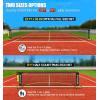 imageBAGAIL Portable Pickleball Net Set with Wheels 22 FT Regulation Size ampamp 11 FT Half Court Size 2in1 Pickle Ball Net with Ball Collector Carry Bag 4 Pickle Balls Easy Setup for Outdoor IndoorYellow