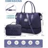 imageBAGAIL Travel Duffel Bag Weekender Bags for Women Overnight Gym Carry On Tote Bag with Wet Pocket Hospital Mom Bag for Labor and Delivery  Extra Large BlackAgridnavy Blue