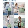 imageBAGAIL Travel Duffel Bag Weekender Bags for Women Overnight Gym Carry On Tote Bag with Wet Pocket Hospital Mom Bag for Labor and Delivery  Extra Large BlackAOlive Green