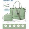 imageBAGAIL Travel Duffel Bag Weekender Bags for Women Overnight Gym Carry On Tote Bag with Wet Pocket Hospital Mom Bag for Labor and Delivery  Extra Large BlackAOlive Green